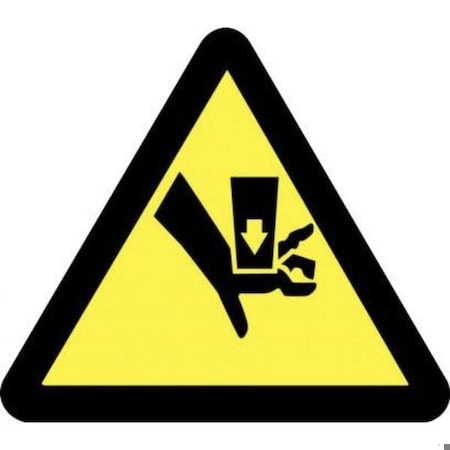 Accuform ISO WARNING SAFETY SIGN CRUSH MISO376VA MISO376VA
